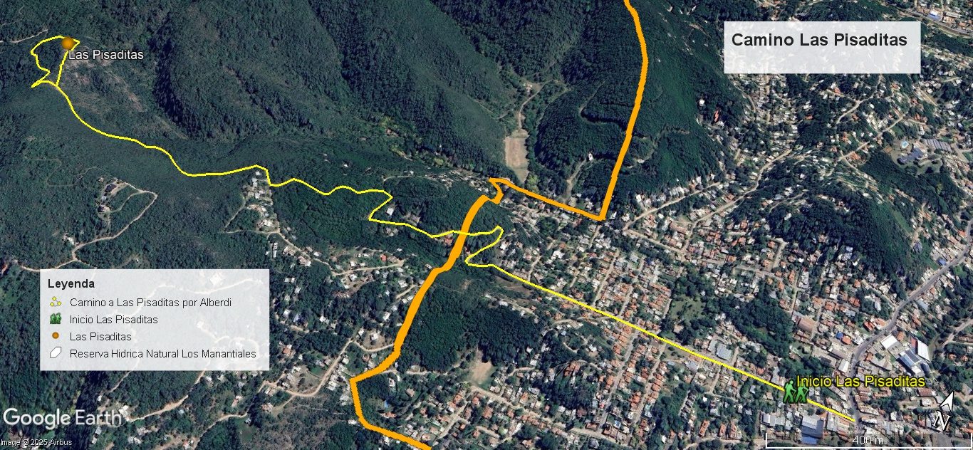 Mapa base Las Pisaditas