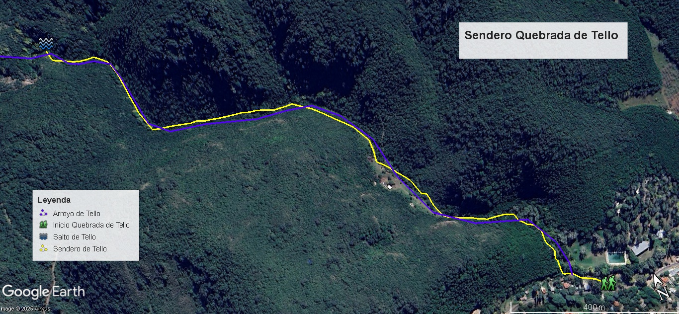 Mapa base Quebrada de Tello