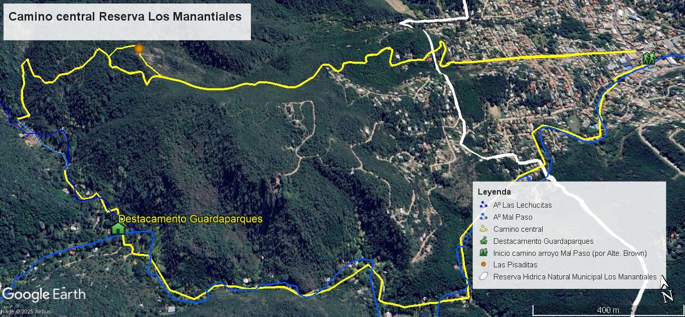 Mapa base herradura Los Manantiales